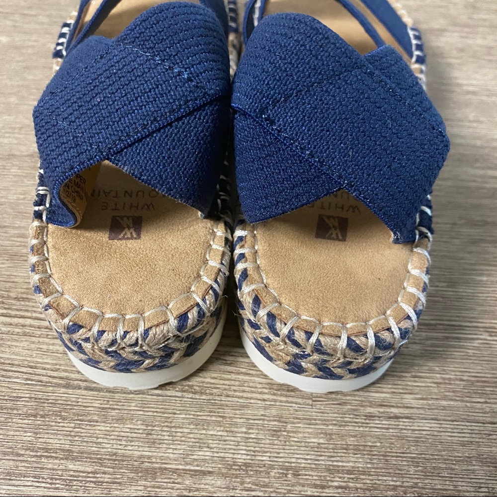 White Mountain Kolton Navy Sandals - Picture 5 of 5